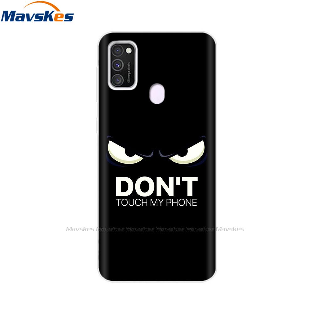 Чехол для Samsung Galaxy M21 Задняя крышка Мягкий силиконовый TPU Чехол для телефона Для Samsung Galaxy M20 M21 M30 M30s M31 Чехол Защитный бампер