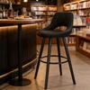 Chic Bar Stool, Dining Chair, Multifunctional Chair, Backrest for Dining Chairs, for Kitchens, Bars, Jewelry Stores (Only One Bar Stool Included)