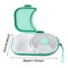 Snack Rotating Container Multifunction Sealing Lunch Box Sealed Fruit Tray with Lid Leakproof Road Trips for Veggie Kids Adults