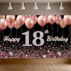 Украшения на 18-летие Годы Старые Блестящие Шары Фон для Вечеринки Фон для Дня Рождения Для Декора Мероприятия На Улице В Помещении