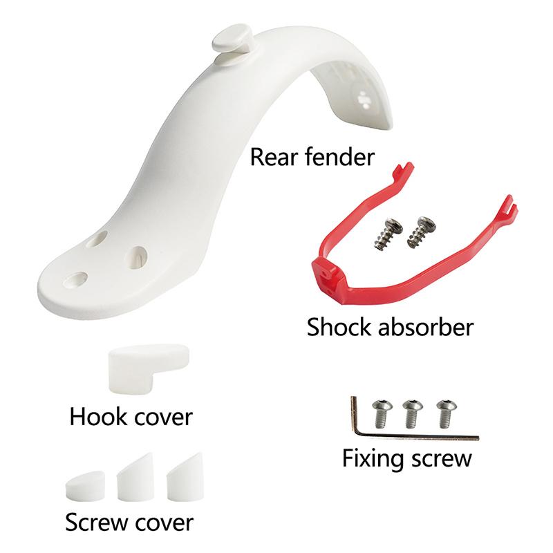 Задний брызговик + кронштейн + крючок для электрического скутера Xiaomi M365