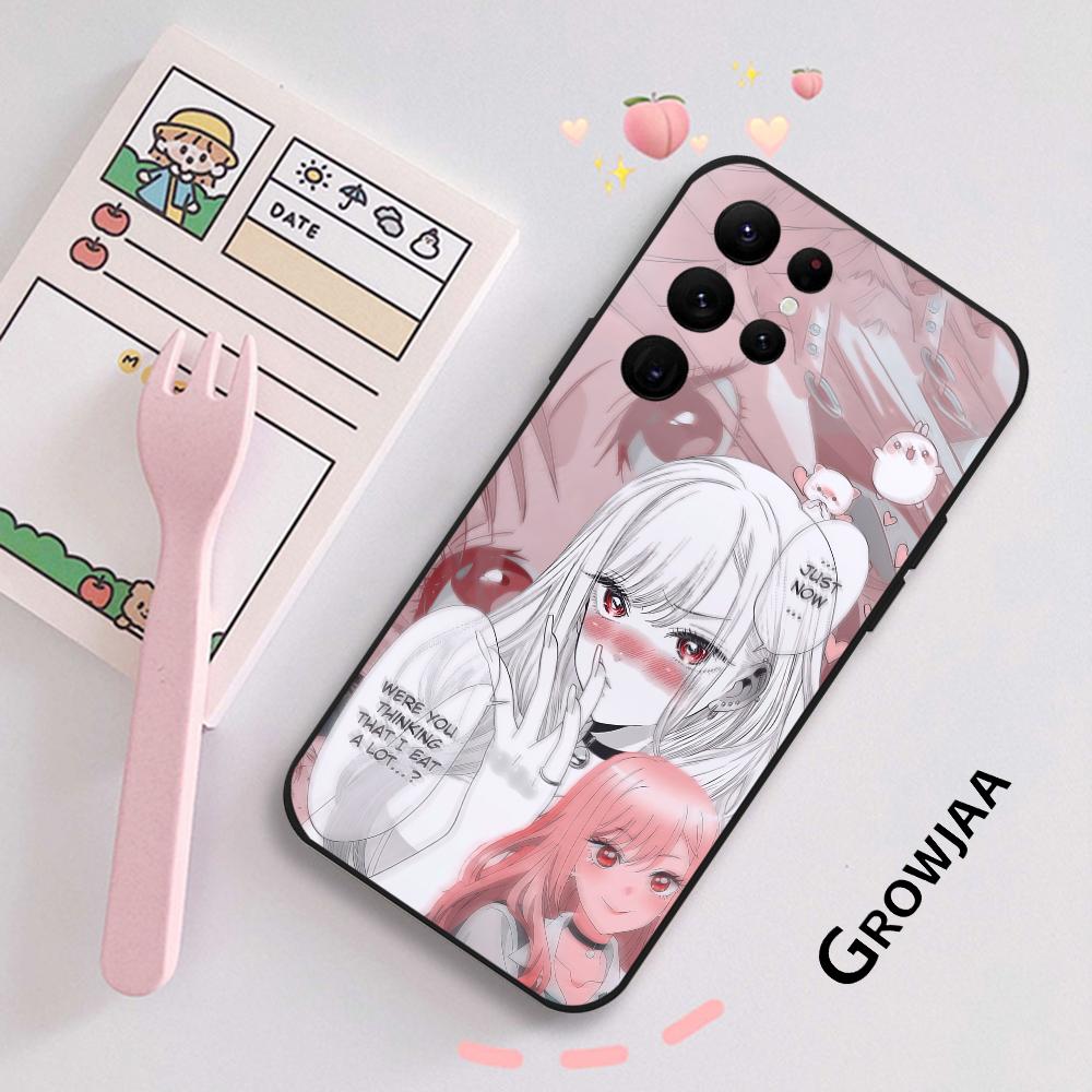 Чехол для телефона с изображением аниме-девушки Marin K-Kitagawa Для Samsung Galaxy S25 S24 S22 S23 Ultra S21 S20 Plus 5G Защитный силиконовый Funda