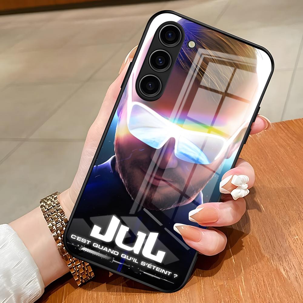 Cest Pas Des Lol J-JuL Rapper Phone Case For Samsung S26 S25 Edge Ultra S23 S22 S21 S20 Ultra Plus S24 Fe A54 A53 A25 Glass Cov