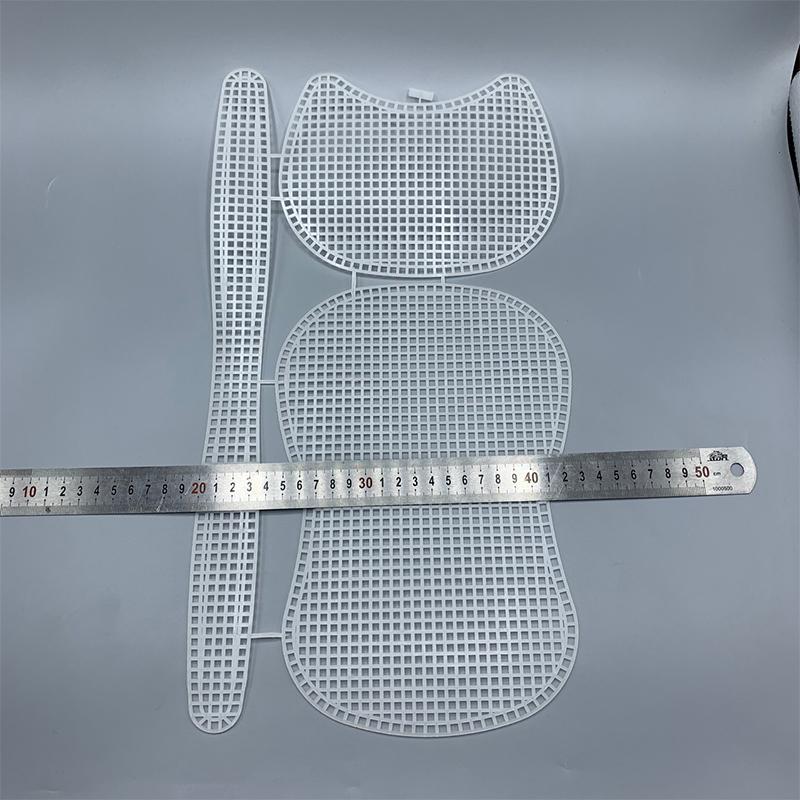 1Pc Horseshoe Bag Mesh Knitting Lining Weaving Plastic Mesh Sheet Accessories Velvet