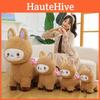 Alpaca Adorable Plump Plush Toy Companion Floral Pattern Kid Doll Gift Birthday