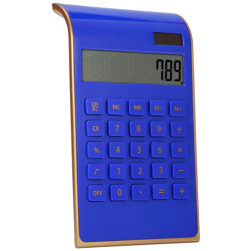 Портативный 10-значный калькулятор, ультратонкий калькулятор на солнечной энергии для домашнего офиса, ЖК-дисплей для бизнеса