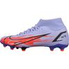 Новые Mercurial Superfly 8 Mg Kylian Mbappe Flames Фиолетово-красная подошва DB2857-506