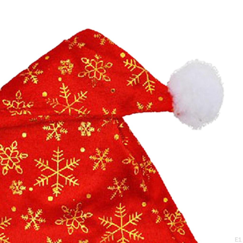 Снежинка Рождественская шапка головной убор мужской женский косплей костюм аксессуары Санта для
