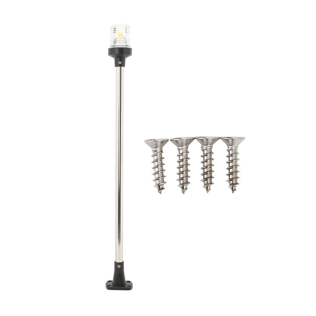 5W 5000K 24 Inches LED Anchor Navigation Lights 360 Degree All Round Anchor Stern Lamp DC12V 24V