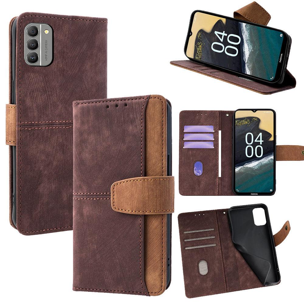 Кожаные чехлы-книжки для Nokia G42 C110 6.2 7.2 C02 G11 Plus C32 C31 G60 C21 Plus G21/G11 C10/C20 X10/X20 Кожаный чехол противоударный флип-чехол