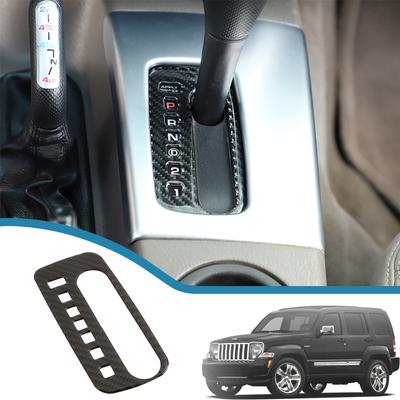 Наклейки на панель переключения передач автомобиля, отделка для Jeep Liberty 2007 2008 2009 2010 2011 2012, молдинги для салона автомобиля