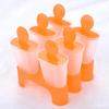 1 Set of  6 Grid Summer Frozen Ice Cream Mold Popsicle Making Mold Kitchen Tools Color Random KTY