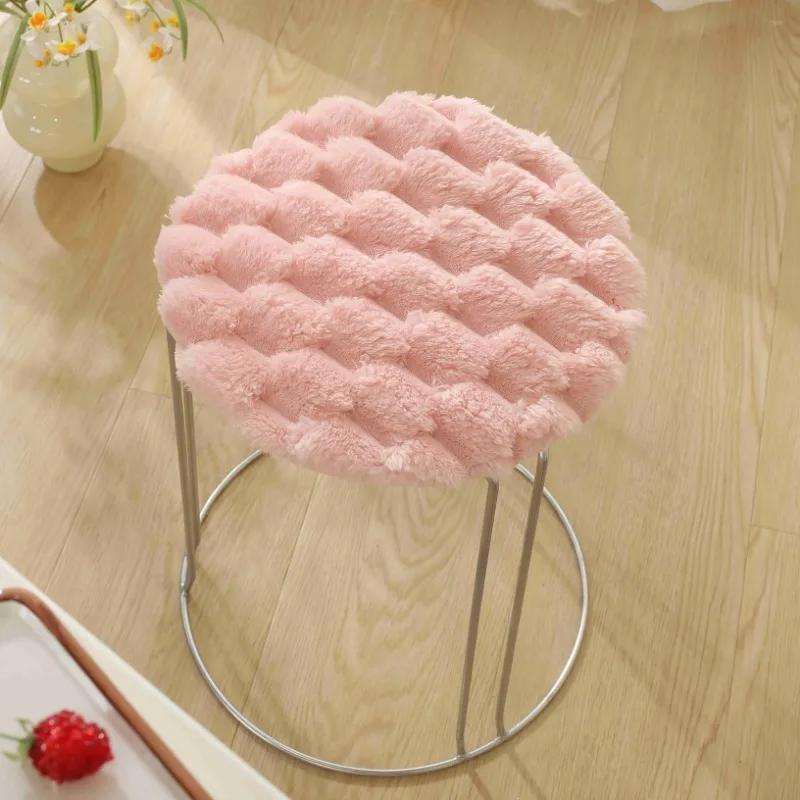 1 шт./набор Плюшевая подушка из пены с памятью в форме кролика для дивана, эркерного окна, татами, зимняя утолщенная подушка для сиденья с нескользящим дном