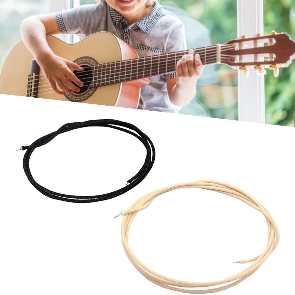 2pcs 22 AWG Cloth-Covered Guitar Wire Black And White Guitar Accessories Guitar Restoration