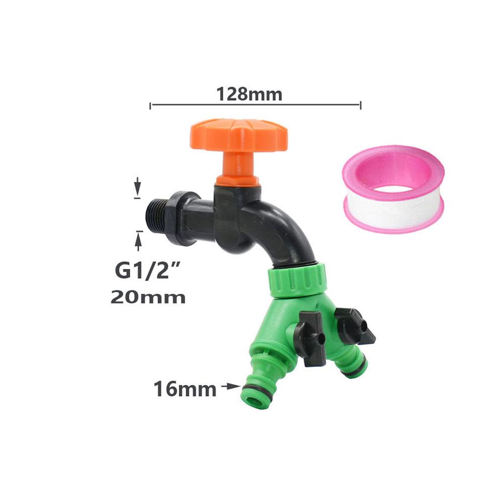 Адаптер для крана с резьбой 1/2 3/4 дюйма S60 IBC для резервуара с водой, аквариума, сменный дренажный фитинг, клапан для садового крана