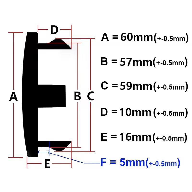 4 шт./компл. 60 мм Колпачки на центр ступицы колеса автомобиля Комплект крышек Логотип SPORT Edition Декоративный колпак Автомобильный колпак Пылезащитные крышки Аксессуары