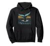 Fluke Whale Tail Retro Whale Watcher Ocean Hoodie