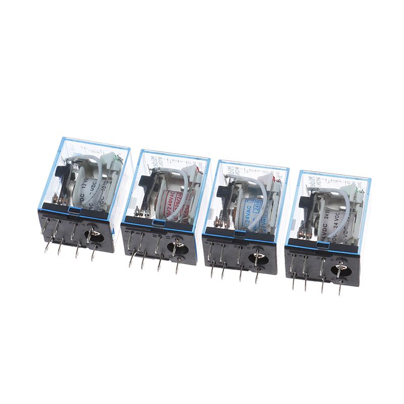 Ac220V 12Vdc 24Vdc 24Vac 5A 8Pin катушка питания My2N-J реле Hh52P с гнездом базы