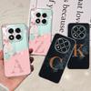 Для Xiaomi Redmi Note 14 Pro 5G Чехол Мода Буквы от А до Я Мягкая Прозрачная Силиконовая Задняя Крышка Для Redmi Note 14 Pro Plus Note14 Fundas