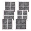 6 ШТ. Воздушный фильтр для холодильника для LG LT120F ADQ73214402 ADQ73214404 ADQ73334008