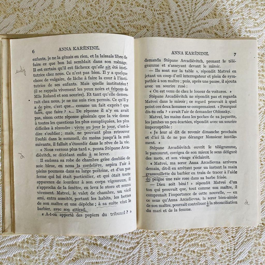 [Б/У] Иностранные книги, старые книги, «Анна Каренина, Том 1», Толстой, Нельсон, красивый переплет