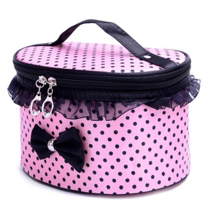 Portable Travel Toiletry Makeup Cosmetic Bag Organizer Holder Handbag
