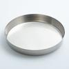 Suncraft PP-690 Silver Stainless Steel Tart Pan with Removable Bottom, 18cm, Made in Japan, for Pastry and Confectionery