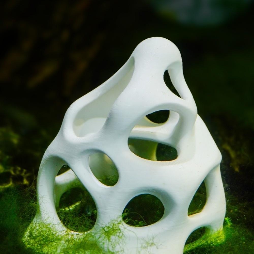 Natural Look Fish Shrimp Breeding Shelter Plastic Fish Tank Hideout Betta Fish Tank