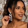 Rhinestone 2027 Digital Earrings Fashion Long Drop Earring Jewelry New Year Earrings  Christmas