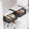 Hanging Pullout Drawer Rustproof Corrosion Resistant Large Capacity Sliding Under-Shelf Accessories
