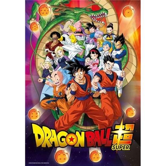 Clementoni - Dragon Ball 1000-piece puzzle poster anime manga superhero suitable adults made Italy 39919 multicolor