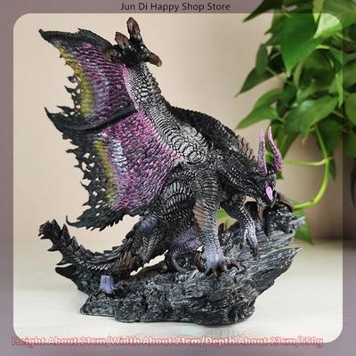 18 см Фигурка-модель статуэтка Гора Магала из игры Monster Hunter World Коллекция для мальчиков Настольное украшение Освещение Игрушки Подарки