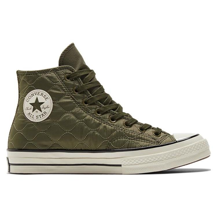 Converse Chuck Taylor All Star 1970-е Удобные Трендовые Ретро Повседневные Прочные Легкие Высокие Кеды из Канваса Унисекс Кроссовки Оливковые A04280C
