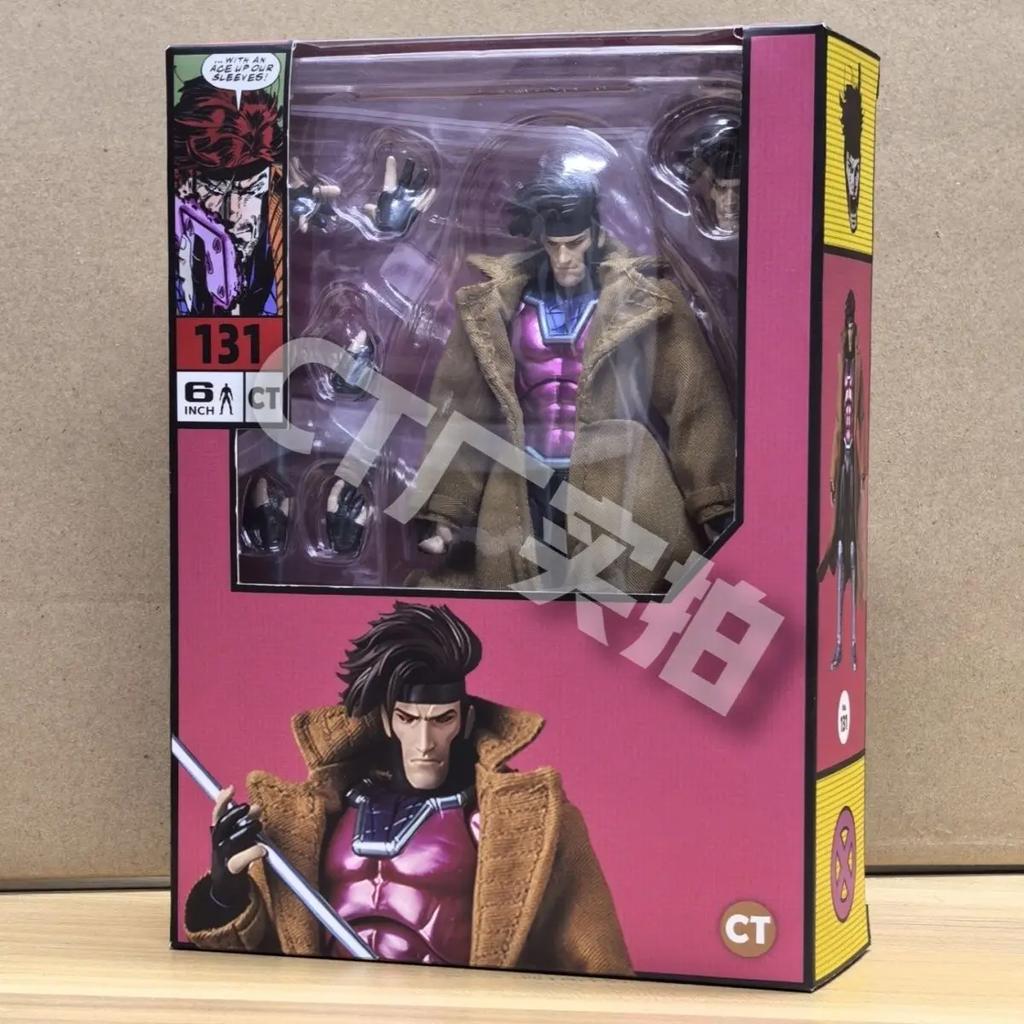 В наличии CT Toys Mafex 131 Гэмбит Фигурка Действия SHF Люди Икс Аниме Фигурка Подвижная Модель Фигурка Детская Игрушка Индивидуальные Подарки