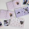 Mini Photo Album Kpop Korea Idol Star Chasing Binder Photocard Holder 3 Inch Love Heart Hollow Picture Storage Album Case