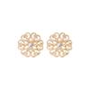 6 Pair/Lot For Women Round Simulated Pearl Flower Stud Earrings Earring Sets Accessories Jewelry