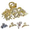 Women Hair Claw Chinese Style Dragon Shape Anti-slip Teeth Hair Clip Back Head Shark Hair Claw Hair Accessory
