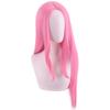 Long Straight Pink Anime One Piece Character of Jewelry Bonney Cosplay Wig for Women Heat Resistant Synthetic Hair Wigs