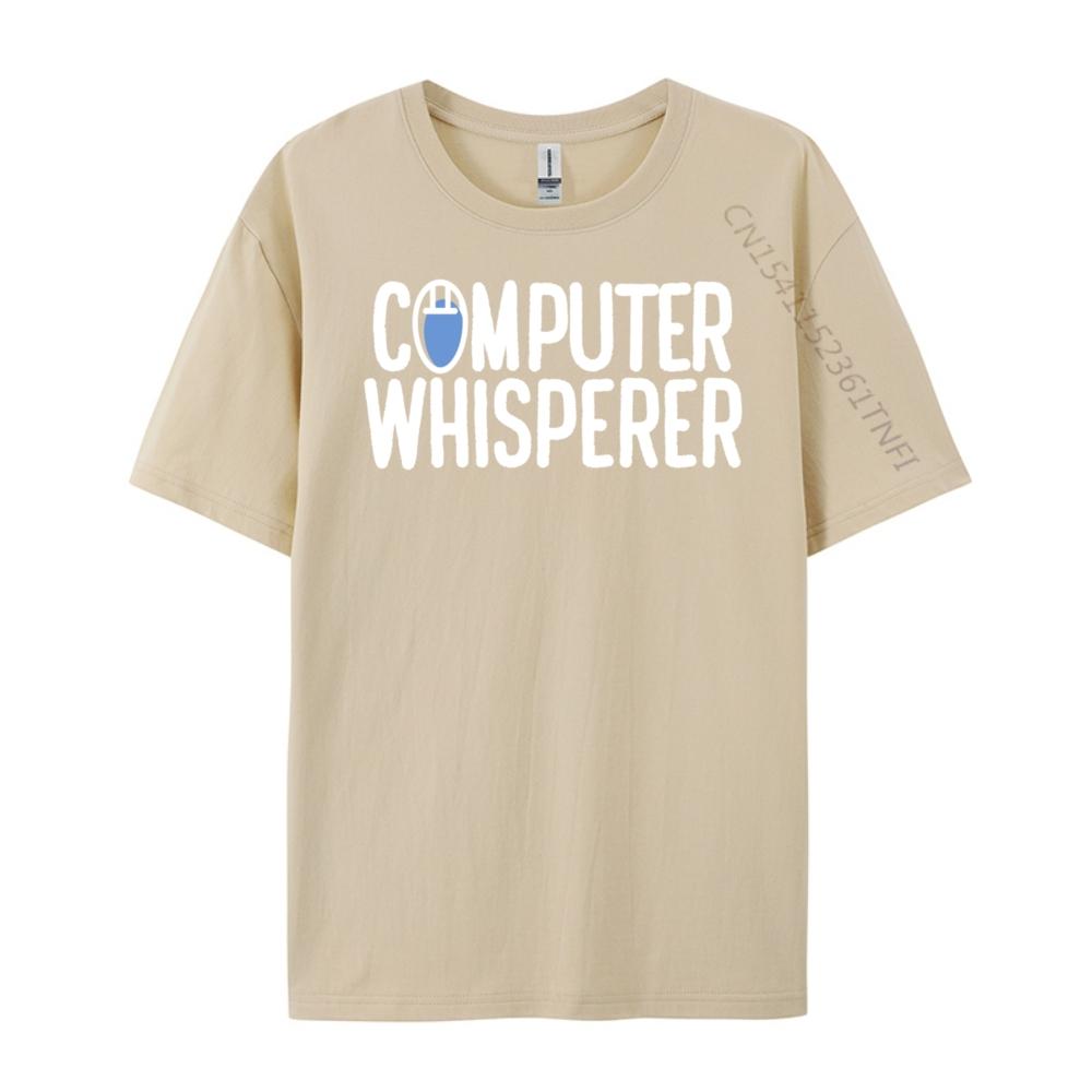 Pc Nerd Techie It Technician Computer Whisperer Blue And White Graphic T Shirts Women Classic Funny Gifts Big Size