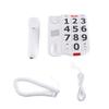 Elderly Landline Phone with Big Button Corded Phone for Seniors Hearing Impaired