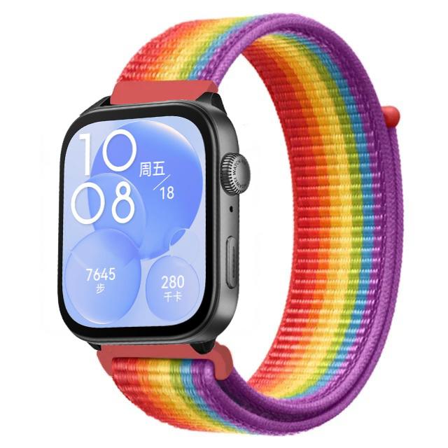 Нейлоновый петлевой ремешок для Huawei Watch Fit 3/4/4 Pro Дышащий спортивный браслет Ремешок для Huawei Watch Fit 4/Fit 4 Pro Браслет Ремень