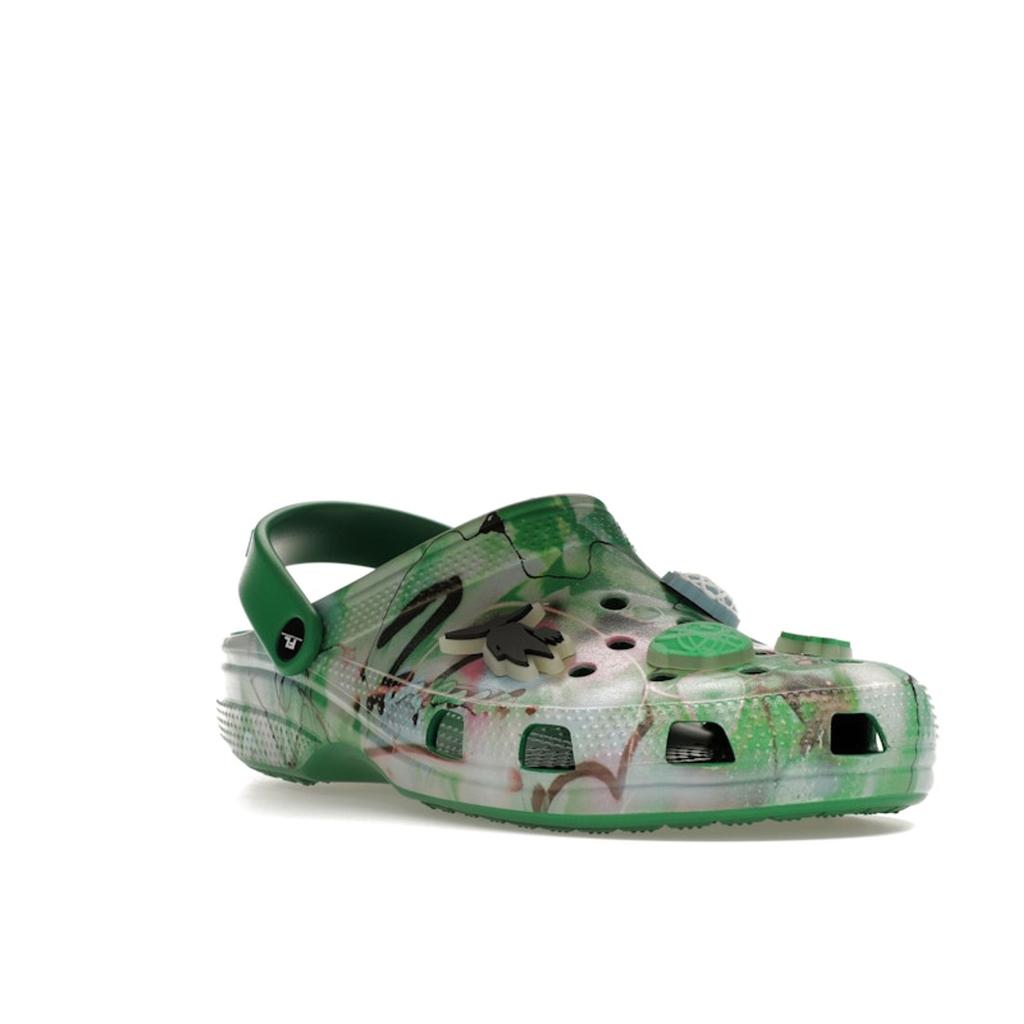 Futura Laboratories X Crocs Classic Clog Green Ivy Unisex Sneakers 209622-3WH