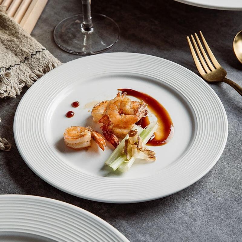 Light Luxury Ceramic Western Dinner Plate