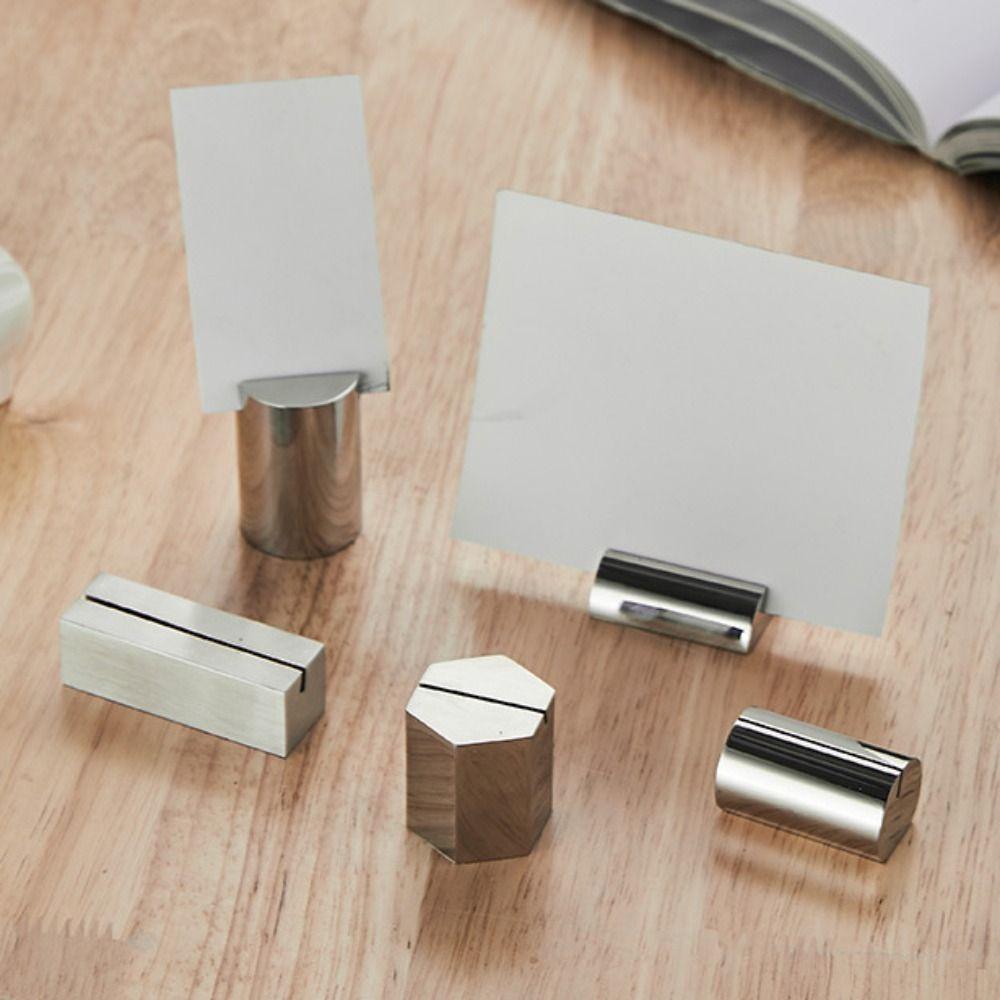 Funny Menu Memo Holder Solid Number Sign Holder Label Holder  Wedding Anniversary