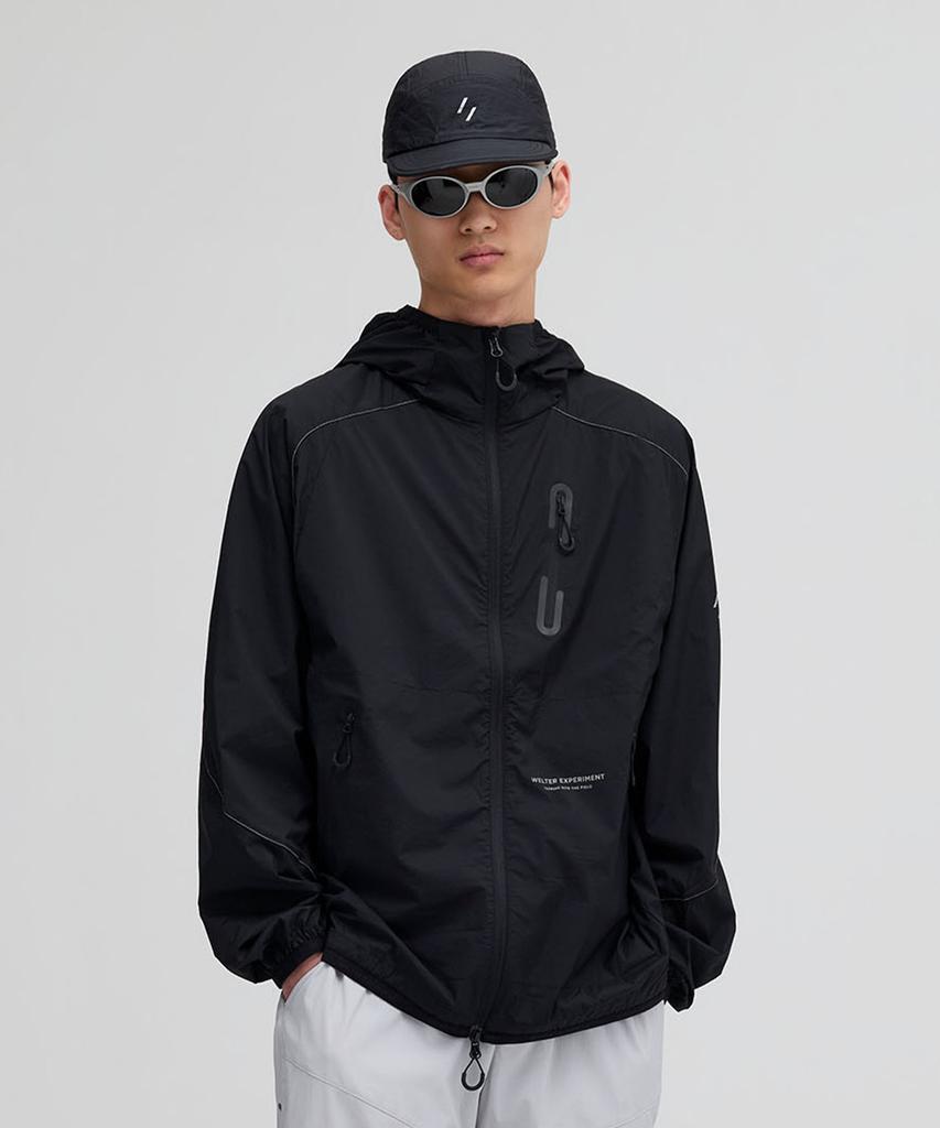 Welter Experiment Light Packable Windbreaker_Black_Wol058