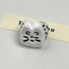 Korean Style Painting Ring Geometric Chunky Enamel Ring Fashion Design Drip Oil Cat Ring  Gift