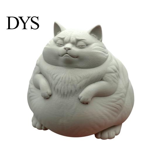 Настольные украшения для офиса Фигурка толстого кота, Милый ленивый декор для стола автомобиля с прочным основанием, Согревающие праздничные подарки Мини-статуэтка для успокоения Офис,
