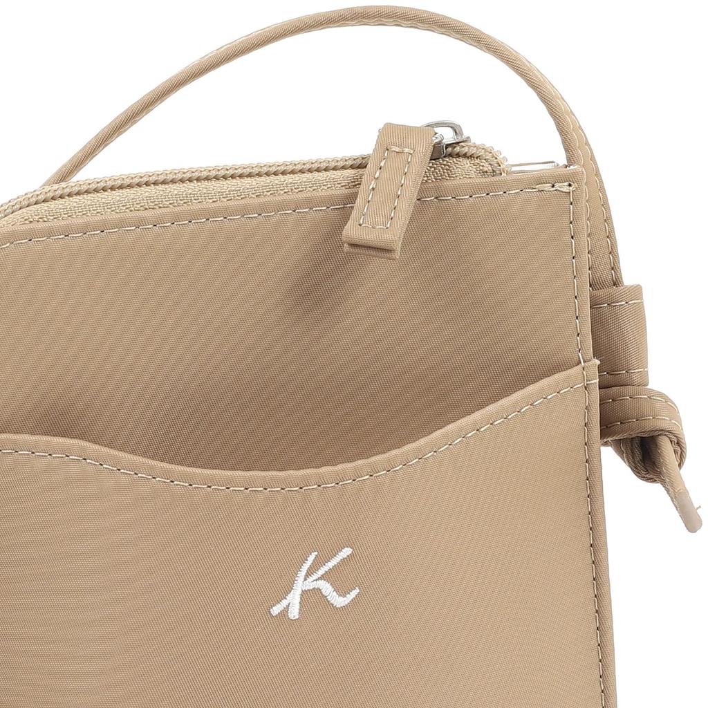 WEB Limited Сумка для смартфона через плечо ZH0460 Песочно-бежевый 52521 [Kitamura] Женская