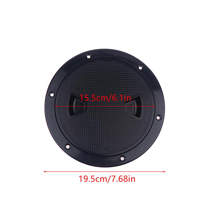 Круглые инспекционные люки из АБС-пластика с противоскользящей поверхностью, крышка люка для доступа с выкручивающимся винтом 4'' 6'' 8'' со съемной крышкой для каяков, яхт