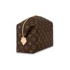 Louis Vuitton Косметичка/косметичка с принтом по всей поверхности и застежкой-молнией, большая, женская, коричневая